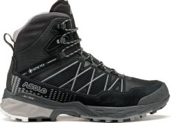 Buty trekkingowe Asolo Tahoe Winter Gore-Tex czarne. Czarne obuwie trekkingowe damskie Asolo, z gore-texu, bez zapięcia. Za 808.20 zł.