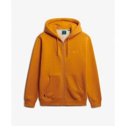 Bluza z kapturem Superdry Vintage Logo. Żółte bluzy męskie Superdry, m, bez wzorów, z kapturem. Za 345.25 zł.