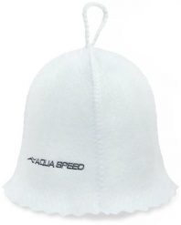 Czapka do sauny filcowa Aqua Speed. Białe czapki damskie Aqua-Speed, bez wzorów. Za 49.90 zł.