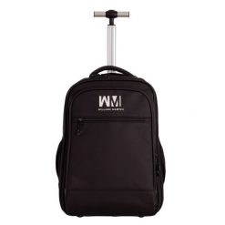 William Martin Business Trolley - plecak na kółkach. Czarne plecaki męskie Trespass, bez wzorów, z materiału, biznesowe. Za 455.99 zł.
