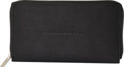 Portfel Chesterfield Wmns Billy Czarny Czarny. Czarne portfele męskie Erima, bez wzorów, z materiału. Za 178.99 zł.