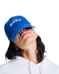 Czapka dla Kobiety SUMMER BREEZY Fioletowy. Niebieskie czapki damskie Roxy, bez wzorów, z bawełny. Za 129.99 zł.