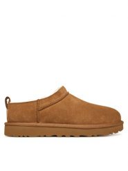 Ugg Śniegowce W Classic Micro 1173891 Brązowy. Brązowe śniegowce damskie UGG, ze skóry, bez zapięcia. Za 499.00 zł.