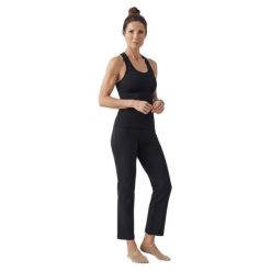 Damskie Spodnie Sportowe 7/8 Legginsy BARS Trening Joga Pilates. Czarne legginsy damskie BARS, bez wzorów, z materiału. Za 39.90 zł.
