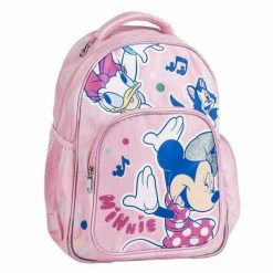 Plecak szkolny Minnie Mouse Różowy. Czerwone plecaki męskie MINI MOUSE, bez wzorów. Za 170.60 zł.