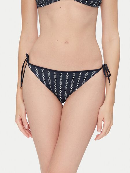 Tommy Hilfiger Dół od bikini UW0UW05316 Granatowy. Niebieskie bikini Tommy Hilfiger, bez wzorów, z syntetyku. Za 129.99 zł.