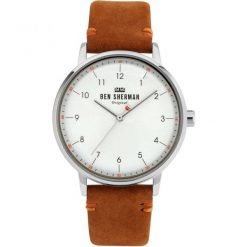 Zegarek Męski Ben Sherman WB043T. Szare zegarki męskie Ben Sherman, bez wzorów. W wyprzedaży za 278.55 zł.