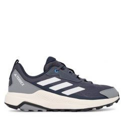 Trekkingi adidas. Szare buty zimowe męskie Adidas, bez zapięcia. Za 329.99 zł.