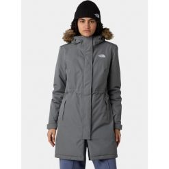 Płaszcz Zimowy Damski The North Face W Zaneck. Szare płaszcze damskie The North Face, na zimę, bez wzorów, z puchu, eleganckie, bez kołnierzyka, bez kaptura. Za 1,399.00 zł.