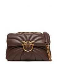 PINKO Torebka Love Puff Classic Cl 100038 A1EX Brązowy. Brązowe torebki do ręki damskie Pinko, bez wzorów, ze skóry, bez dodatków. Za 1,959.00 zł.