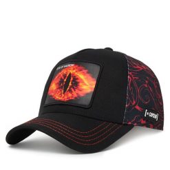 Czapka z daszkiem Capslab. Czarne czapki damskie CapsLab, bez wzorów. Za 169.99 zł.