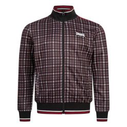 Kurtka z dresu Lonsdale Whelley. Czarne kurtki sportowe męskie Lonsdale, m, z aplikacjami, z dresówki, bez kaptura, na fitness i siłownię. Za 331.00 zł.