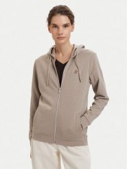 Beverly Hills Polo Club Bluza P-SS26W-F546540 Beżowy Regular Fit. Brązowe bluzy damskie Beverly Hills Polo Club, m, bez wzorów, z bawełny, bez ramiączek, bez kaptura. Za 279.99 zł.