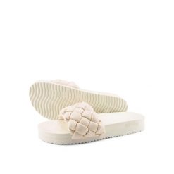 Klapki basenowe damskie Flip Flop Pool Weave. Białe klapki damskie Flip Flop, na lato, bez wzorów, bez obcasa, bez zapięcia. W wyprzedaży za 115.00 zł.