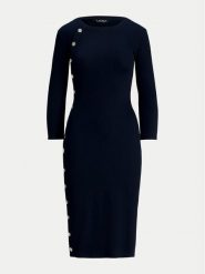 Lauren Ralph Lauren Sukienka codzienna 250940561001 Granatowy Slim Fit. Niebieskie sukienki damskie Lauren Ralph Lauren, na co dzień, m, bez wzorów, bez kołnierzyka, bez ramiączek, proste. Za 969.99 zł.