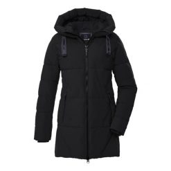 Parka damska z kapturem Killtec GW 30. Czarne parki damskie GIGA DX, m, bez wzorów, z dzianiny, z kapturem. Za 572.00 zł.