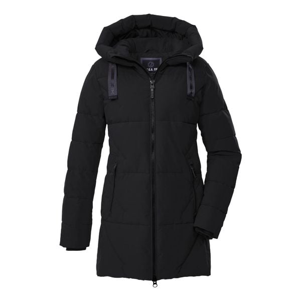 Parka damska z kapturem Killtec GW 30. Szare parki damskie GIGA DX, m, bez wzorów, z dzianiny, z kapturem. Za 595.00 zł.