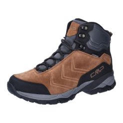Buty męskie trekkingowe CMP Melnick. Brązowe trekkingi męskie CMP, na zimę, z materiału, za kostkę, bez zapięcia. Za 359.00 zł.