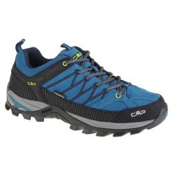 Buty trekkingowe CMP Rigel. Czarne trekkingi męskie CMP, z materiału, bez zapięcia. Za 359.99 zł.