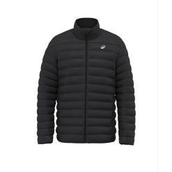 Kurtka turystyczna męska puchowa MH100. Czarne kurtki męskie QUECHUA, l, bez wzorów, z materiału, sportowe, bez kaptura. Za 119.99 zł.