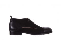 Trzewiki Brooman 7738B-702H642-R Black, Czarny, Skóra naturalna - 41. Czarne botki męskie Brooman, z aplikacjami, z materiału, eleganckie, bez obcasa, bez zapięcia. W wyprzedaży za 179.10 zł.