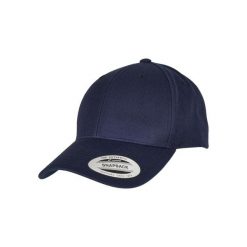 Czapka typu snapback Flexfit Classic. Niebieskie czapki damskie FLEXFIT, bez wzorów. Za 71.40 zł.