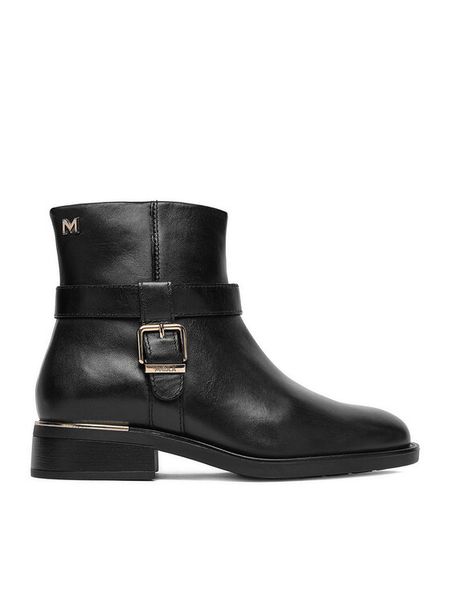 MEXX Botki CEO-MX/033C-RST Czarny. Czarne botki damskie Mexx, bez wzorów, ze skóry, bez obcasa, na płaskiej podeszwie, bez zapięcia. Za 239.99 zł.