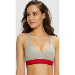 Calvin Klein Underwear - Biustonosz sportowy. Szare bielizna sportowa damska Calvin Klein Underwear, s, bez wzorów, z bawełny. W wyprzedaży za 159.90 zł.