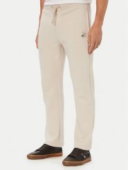 Beverly Hills Polo Club Spodnie dresowe M6608B-HR Beżowy jasny Regular Fit. Brązowe spodnie sportowe męskie Beverly Hills Polo Club, m, bez wzorów, z bawełny. Za 299.99 zł.