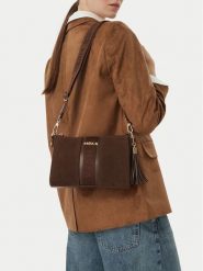 MEXX Torebka CEO-MEXX-S-016-10 Brązowy. Brązowe listonoszki damskie Mexx, bez wzorów, ze skóry, bez dodatków. Za 199.99 zł.