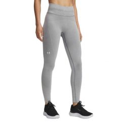 Legginsy Under Armour Motion Piped. Czarne legginsy damskie Under Armour, bez wzorów. Za 229.99 zł.