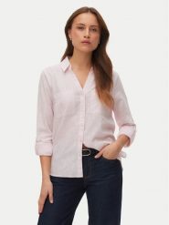 Vero Moda Koszula Islunn 10342449 Różowy Regular Fit. Czerwone koszule damskie Vero Moda, l, bez wzorów, z bawełny, bez kołnierzyka, bez ramiączek. Za 179.99 zł.