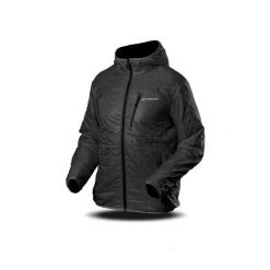 Kurtka Trimm DOUBLE. Czarne kurtki męskie TRIMM, bez wzorów, sportowe, z kapturem. W wyprzedaży za 308.00 zł.