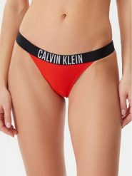 Calvin Klein Swimwear Dół od bikini KW0KW02857 Czerwony. Czerwone bikini Calvin Klein Swimwear, bez wzorów, z syntetyku. Za 129.99 zł.