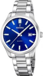 Zegarek męski Festina F20736-3 srebrny. Szare zegarki męskie Festina, bez wzorów, srebrne. Za 489.00 zł.