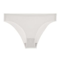 Figi bezszwowe gładkie do codziennego użytku Jozefa. Brązowe majtki damskie Intica, ze skóry. Za 69.00 zł.