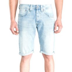 Pepe Jeans Cash Szorty Niebieski. Niebieskie szorty męskie Pepe Jeans, bez wzorów, z bawełny. Za 292.95 zł.