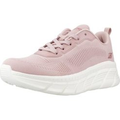 Buty SKECHERS 117385S Rose. Czerwone obuwie sportowe damskie Skechers, bez wzorów, bez zapięcia. Za 279.99 zł.