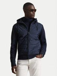 Polo Ralph Lauren Kurtka przejściowa 710B13510001 Granatowy Regular Fit. Niebieskie kurtki męskie Polo Ralph Lauren, m, bez wzorów, z bawełny, bez kaptura. Za 1,017.99 zł.