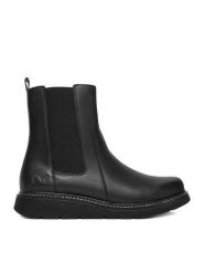 Remonte Botki CEO-D3970-01 Czarny. Czarne botki damskie Remonte, bez wzorów, ze skóry, bez obcasa, na płaskiej podeszwie, bez zapięcia. Za 419.99 zł.