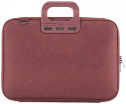 Torba Bombata Denim 15''-16'' burgundy. Czerwone torby na laptopa damskie Bombata, bez wzorów, z denimu, na ramię. Za 379.00 zł.