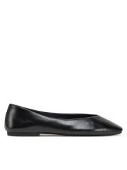 Steve Madden Baleriny Darts SM11003624 Czarny. Czarne balerinki damskie Steve Madden, bez wzorów, ze skóry, bez obcasa, bez zapięcia. Za 279.99 zł.