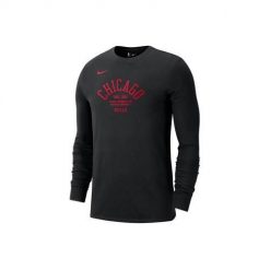 Koszulka sportowa męska Nike Nba Chicago Bulls Courtside. Czarne koszulki sportowe męskie Nike, m, bez wzorów, bez ramiączek, trekkingowe. Za 273.00 zł.