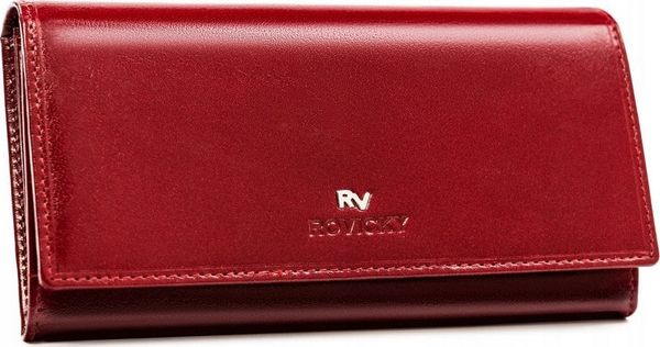 Rovicky Duży, skórzany portfel damski z systemem RFID. Portfele damskie ROVICKY. Za 164.67 zł.