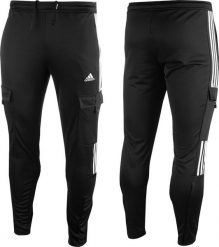 Adidas Spodnie męskie adidas Tiro Cargo czarne IA3067 L. Czarne spodnie sportowe męskie Adidas, l, bez wzorów. Za 239.40 zł.