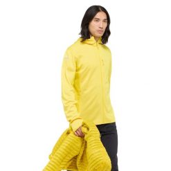 Kurtka z kapturem Haglöfs L.I.M Mid Fast II. Żółte kurtki męskie Haglöfs, l, bez wzorów, sportowe, z kapturem. Za 199.00 zł.