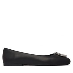 Baleriny MICHAEL Michael Kors. Czarne balerinki damskie MICHAEL Michael Kors, bez wzorów, bez obcasa, bez zapięcia. Za 659.99 zł.