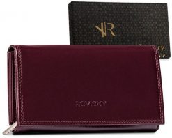 Portfel skórzany Rovicky fioletowy R-RD-37-GCL. Fioletowe portfele damskie ROVICKY, z satyny. Za 85.99 zł.