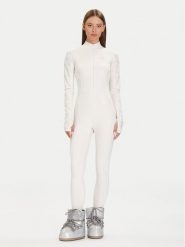 Guess Kombinezon W5BD1P K7182 Écru Slim Fit. Sukienki damskie Guess, m, z aplikacjami, z syntetyku, bez kołnierzyka, bez ramiączek. Za 529.99 zł.