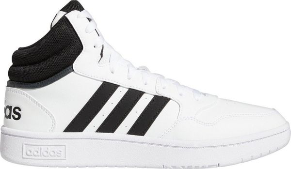 Buty męskie adidas Hoops 3.0 Mid Classic Vintage białe GW3019 39 1/3. Białe buty sportowe męskie Adidas, bez wzorów, bez zapięcia. Za 298.99 zł.